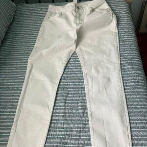 WHITE DEIM JEANS